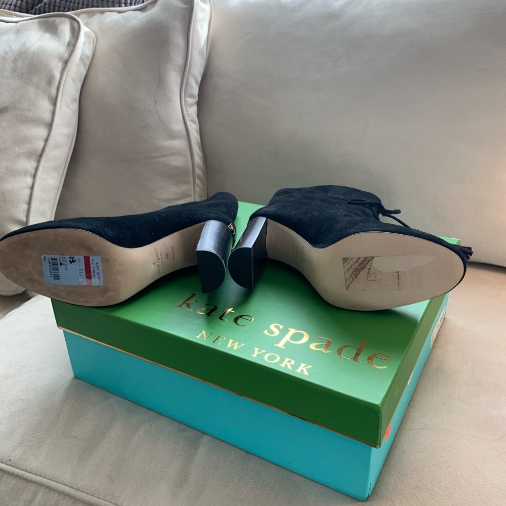 ♠️   Black Suede Boots from Kate Spade ♠️ - Picture 5 of 8